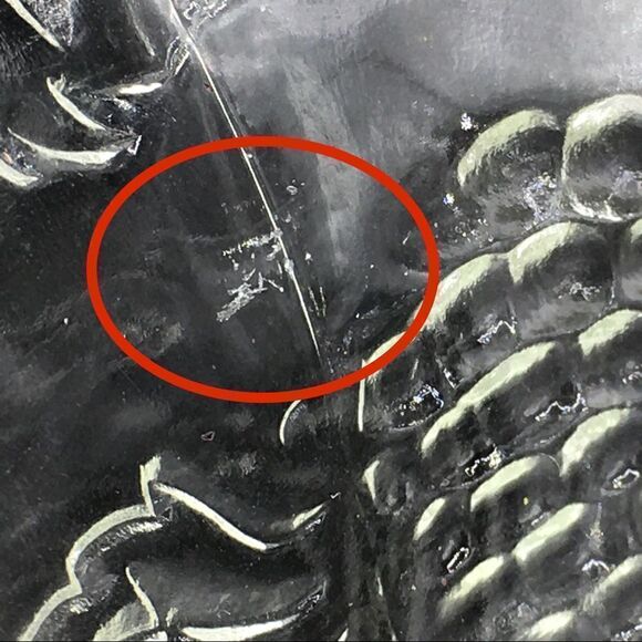 Colony Harvest Clear Pressed Glass Round Compote Dish Pedestal Bowl - Picture 16 of 16